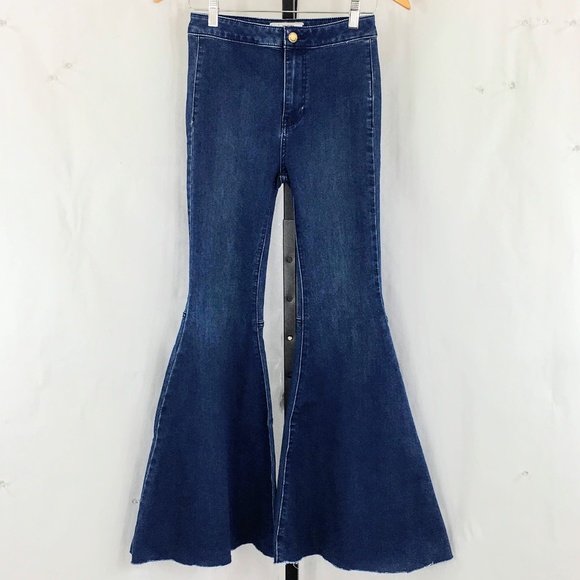 Free People Denim - Free People Just Float On High Rise Flared Bell Bottom Jeans